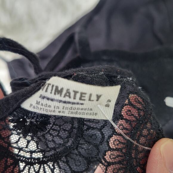 Free People Open Back Bralette Crop Top small - Picture 6 of 8